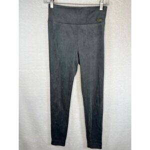 Lilly‎ Pulitzer Gray Faux Suede High Waist Leggings Womens Size 0